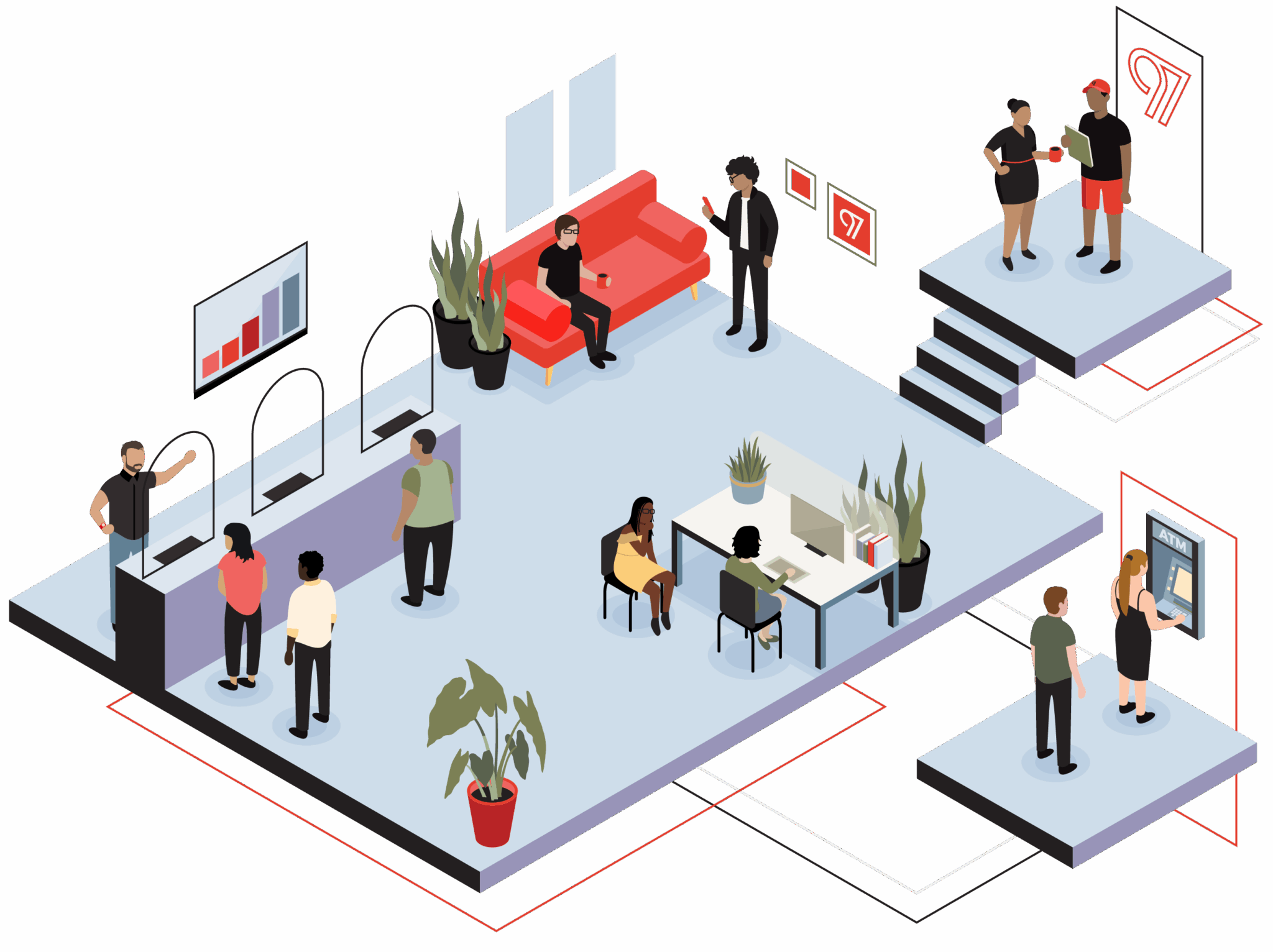 financial services graphic