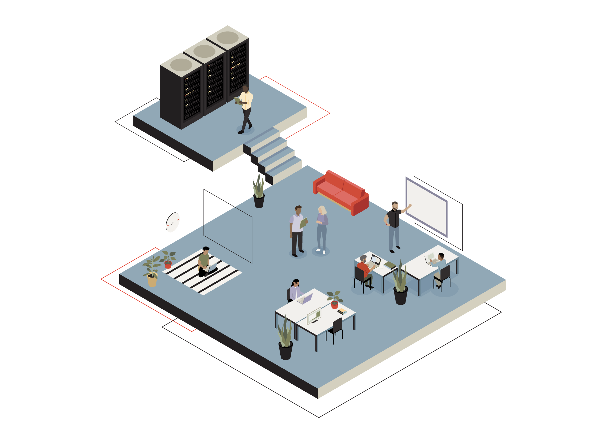 saas service graphic