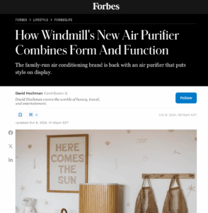 Articles from noted business publication and air purification experts Forbes #4